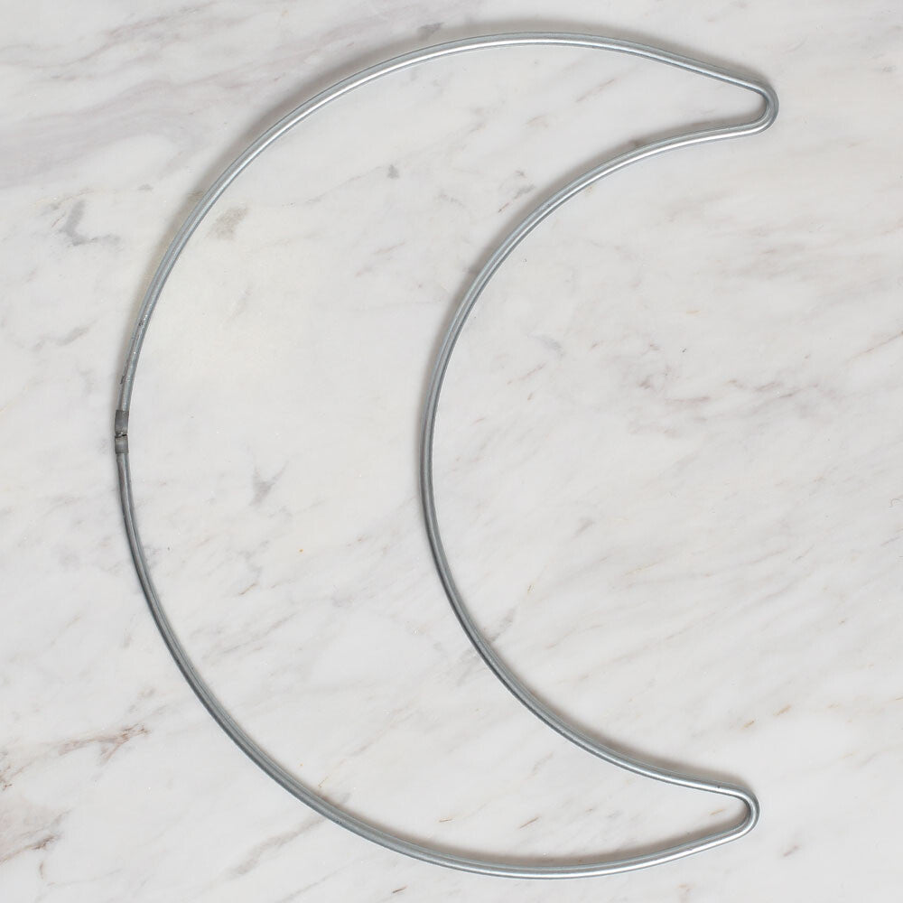 Loren Metal Ay 25 cm Makrome Halkası